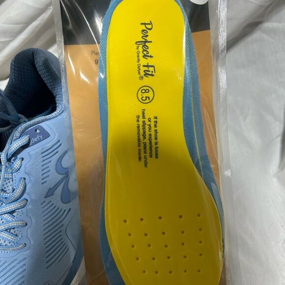 GDEFY VersoShock Orthotic Walking Sneaker - Mighty Walk Blue / Beige - Picture 2 of 7